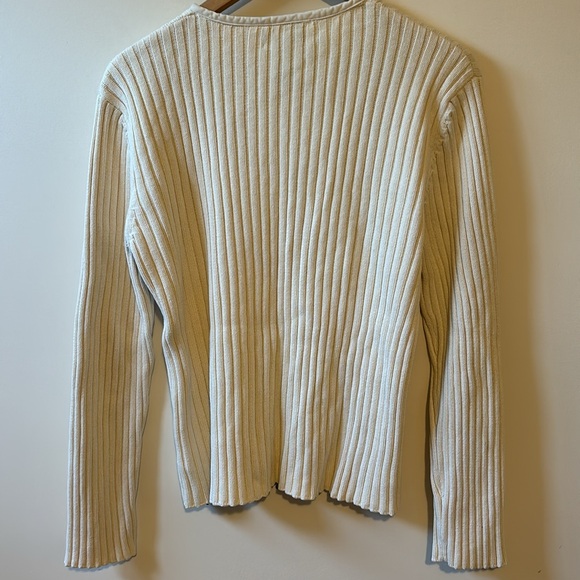 Ralph Lauren Zip-Up Ribbed Sweater - Picture 6 of 6